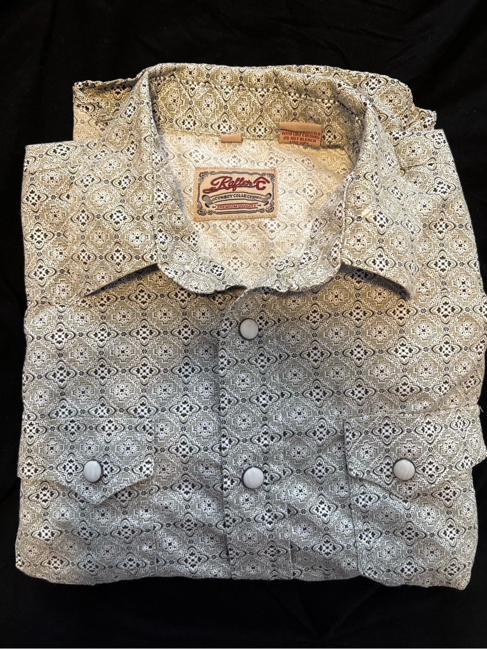 Boys Rafter C Pearl Snap Button-Up Shirt